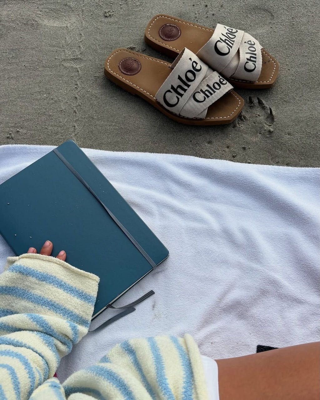 Chloe Woody Flat Slipper
