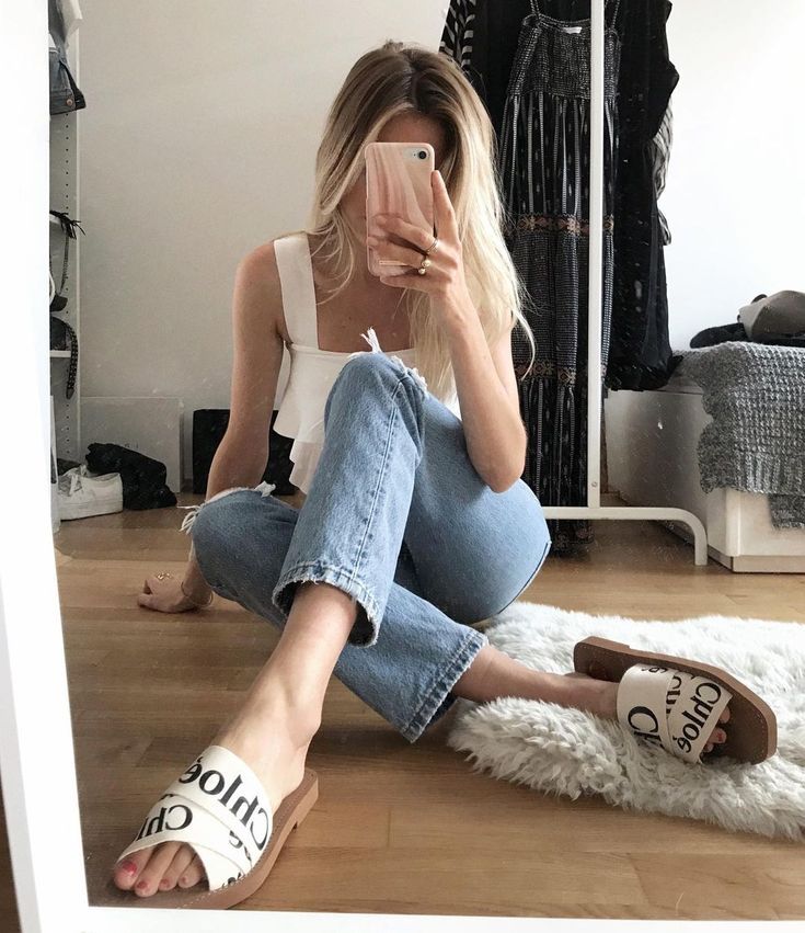 Chloe Woody Flat Slipper