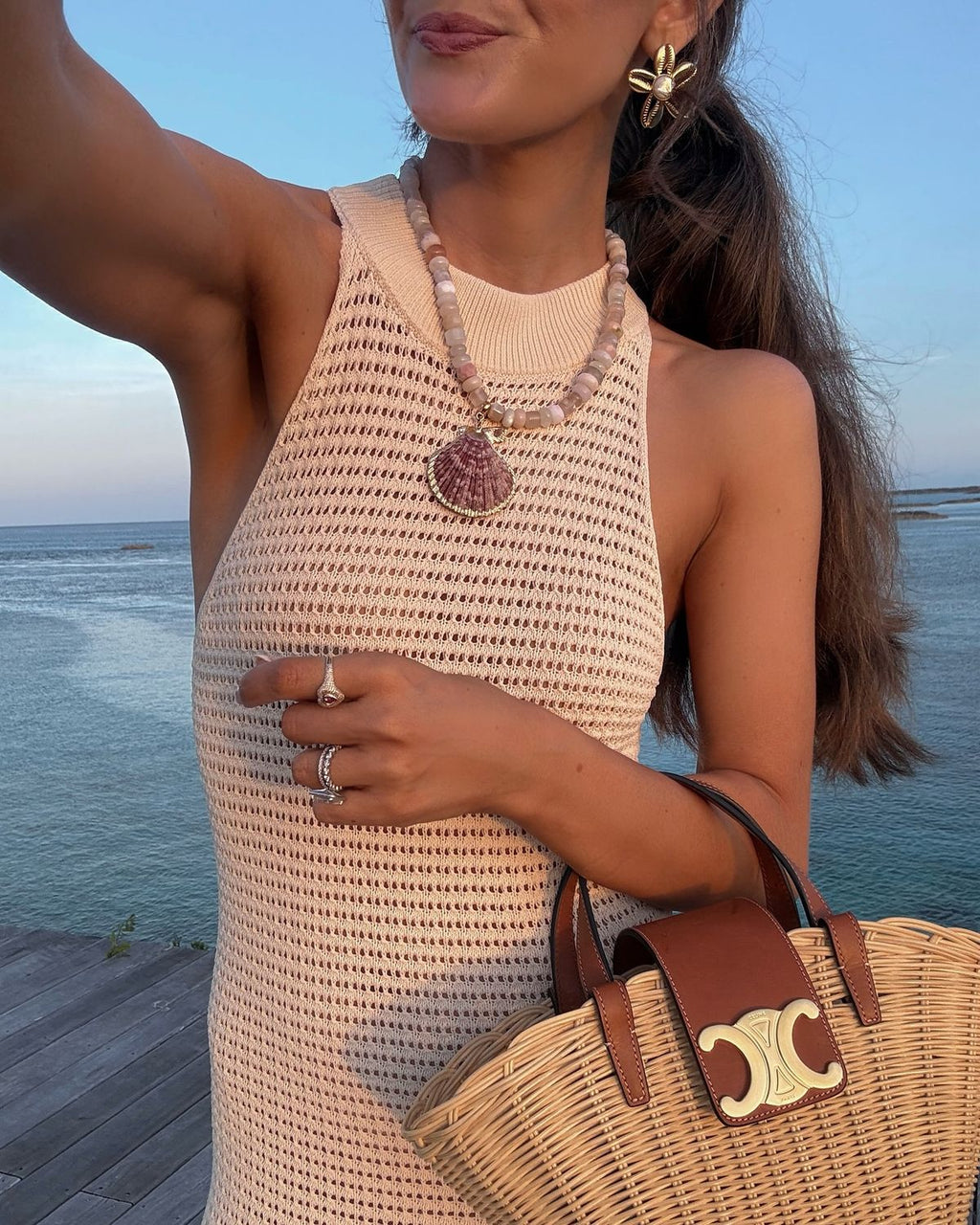 Celine Rattan Bag