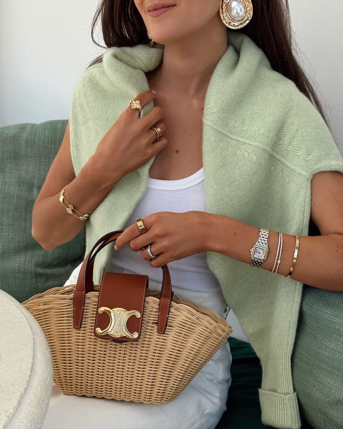 Celine Rattan Bag