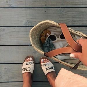 Chloe Woody Flat Slipper