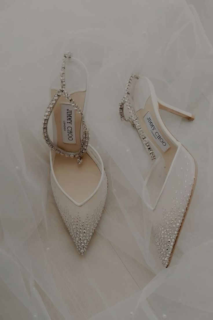 Jummy Choo Crystal Mesh Heels