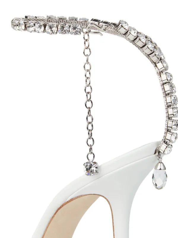Jummy Choo Crystal Mesh Heels