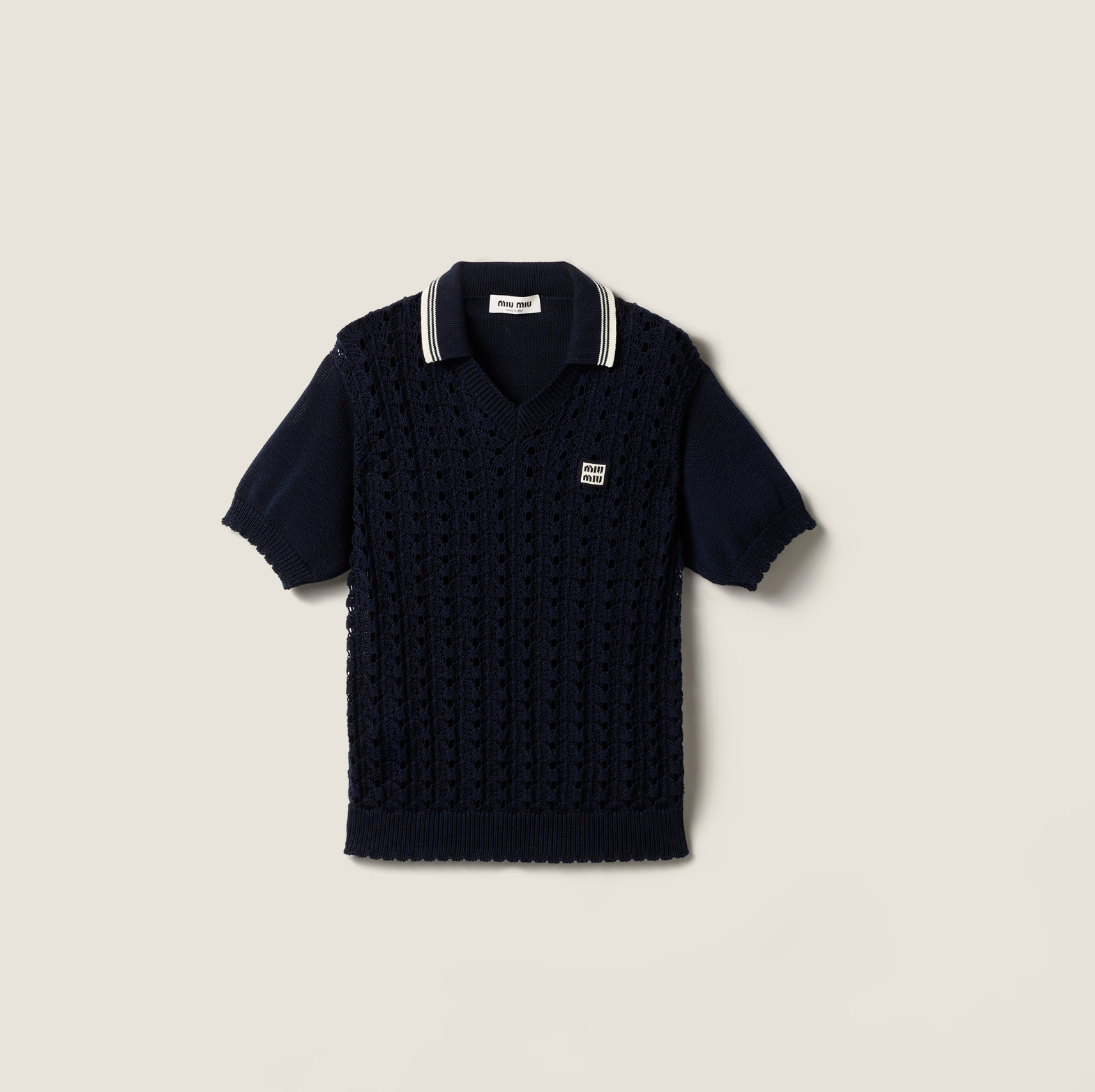 Miu Miu Skirt Set Navy