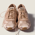 Miu Miu Plume Satin Sneakers