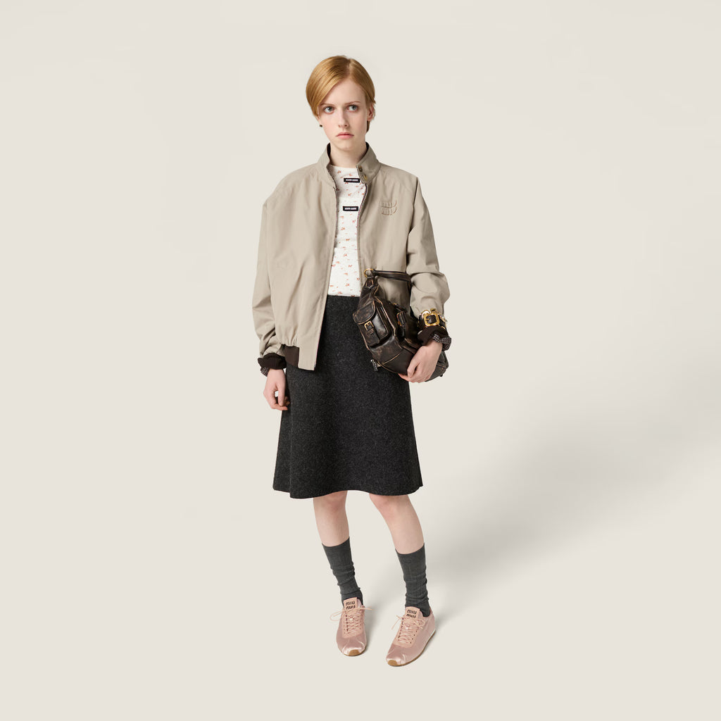 Miu Miu Plume Satin Sneakers