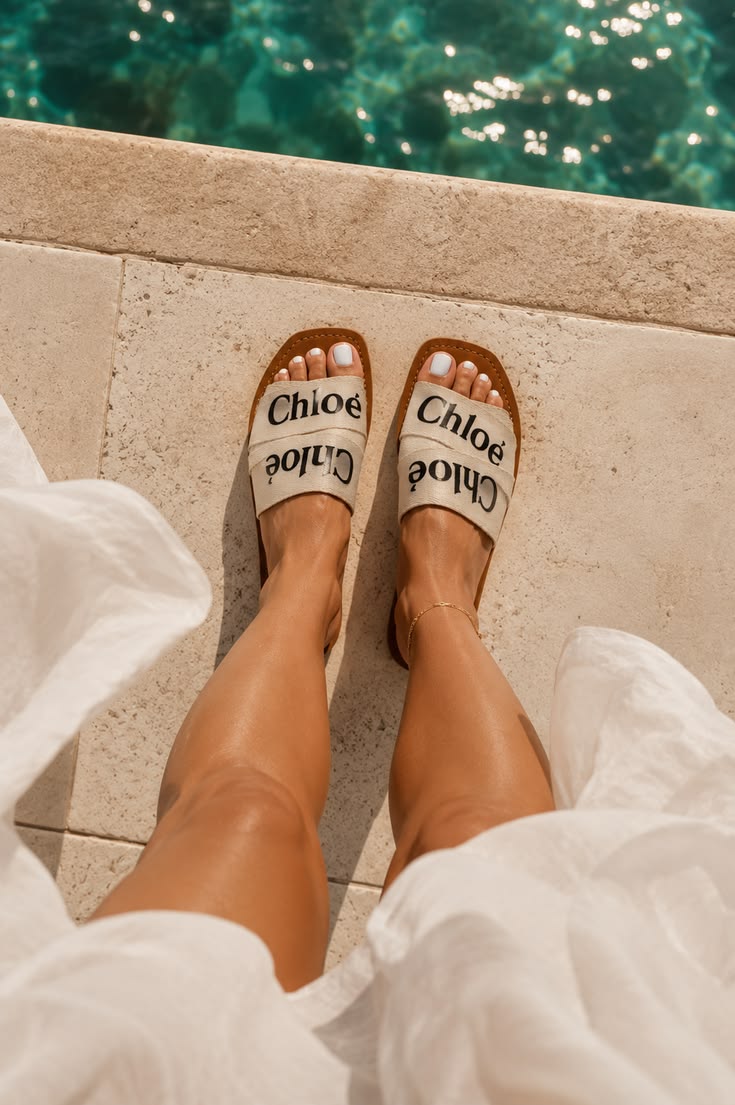 Chloe Woody Flat Slipper