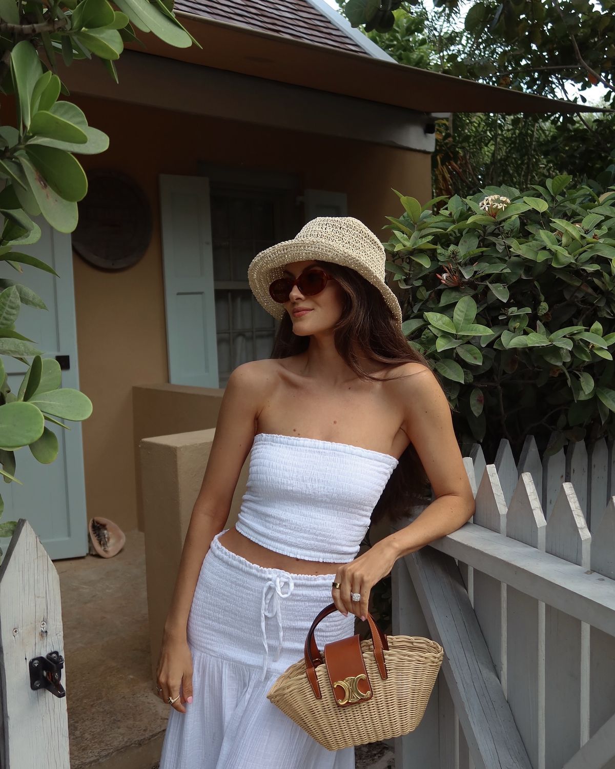 Celine Rattan Bag